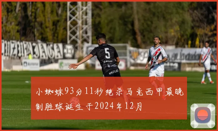 小蜘蛛93分11秒绝杀马竞西甲最晚制胜球诞生于2024年12月
